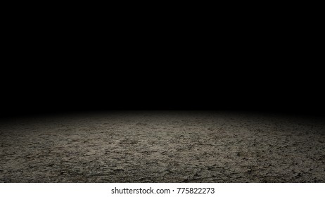 Abstract soil background in spot lighting - Shutterstock ID 775822273
