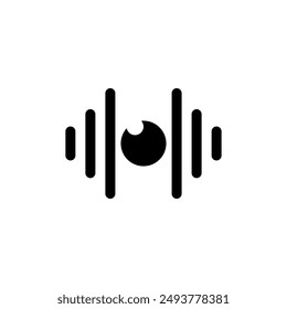 ABSTRACT SOUND EYES MODERN MINIMALIST LOGO DESIGN - Powered by Shutterstock