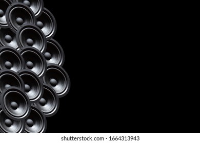 Abstract Sound Speaker As Symbol - 3D Illustration