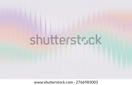 Abstract sound wave pattern with pastel colors and gradient effect on white background creating a soft and calming visual representation of audio or music