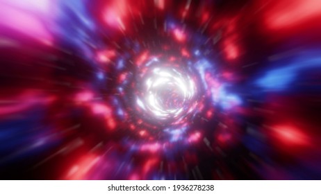 Abstract Space Worm Hole Background