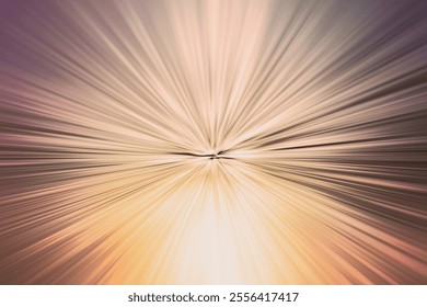 ABSTRACT SPEED LIGHT RAYS BACKGROUND, BEAMS BLAST, BRONE GRADIENT BACKDROP WITH FLARES, LINES DESIGN, OPTICAL TECHNOLOGY TEMPLATE, VANISHING POINT EFFECT