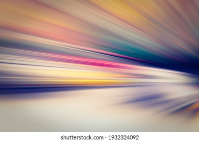 ABSTRACT SPEED MOTION LINES OF CAR MOVING FAST, ACCLERATION ON THE CITY TREET ROAD, TRANSPORTATION BACKGROUND