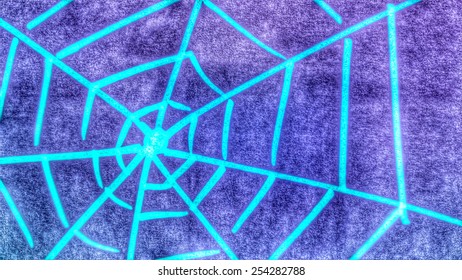 abstract spider net