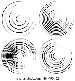 Abstract Spiral Shapes Spirally Whirling Circular Stock Illustration ...