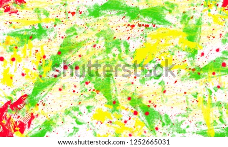 Abstract splashes of colour