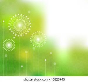 Abstract spring concept