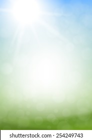 Abstract Spring Summer Background Vertical A4 Stock Illustration ...