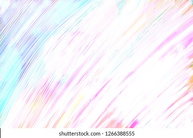 Abstract Stained Pattern Texture Square Background Cute Pastel Pink, Baby Blue, Purple And Violet Color - Modern Painting Art - Flame Ribbon Glow Color Splotch Effect - Illustration