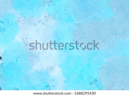abstract stained pattern texture square background cute pastel. - modern painting art - watercolor splotch effect - Illustration