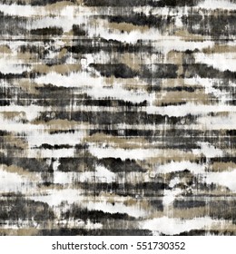 Abstract Stains And Stripes Distressed Background. Seamless Pattern.