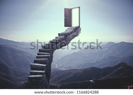 Similar – Foto Bild stairway to heaven Haus