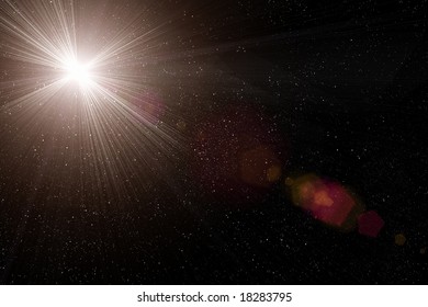 abstract star and space background