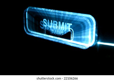 abstract submit neon button