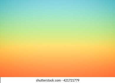 Abstract Summer Background Made From A Blurry Colored Gradient