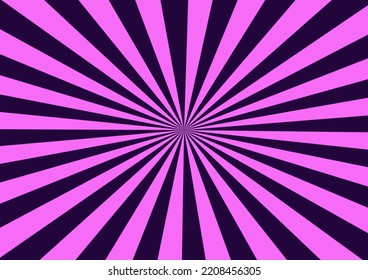 Abstract Sunburst Pattern Background, Purple Color, Burst Illustration Template For Product Backdrop, Banner, Poster.