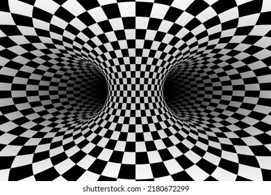 Abstract Surface Checkerboard Render 3d Stock Illustration 2180672299 ...