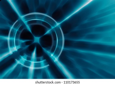 Abstract Target Concept Abstract Futuristic Background