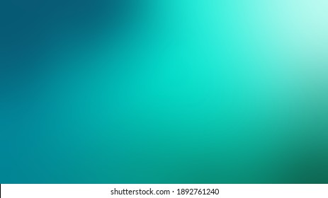 Abstract Teal Mint background  Image blurred gradient blue green turquoise backdrop  Illustration for your graphic design  banner  water  aqua poster             