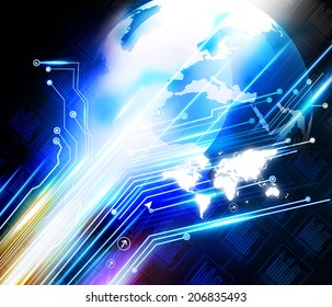 Abstract technology background