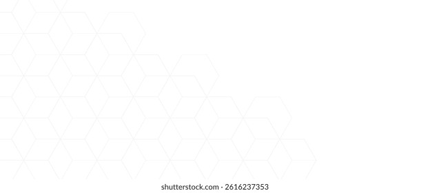 Abstract technology background and design element with hexagons pattern