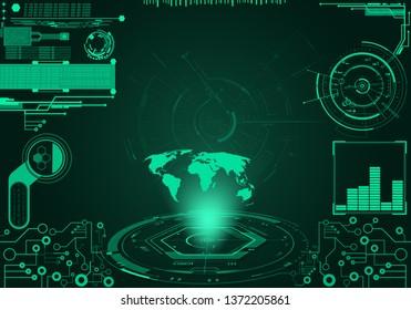 Abstract technology background Hi-tech communication concept innovation background .