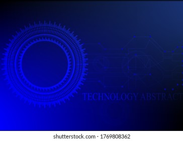 Abstract technology background Hi-tech communication isolated concept innovation background illustration
