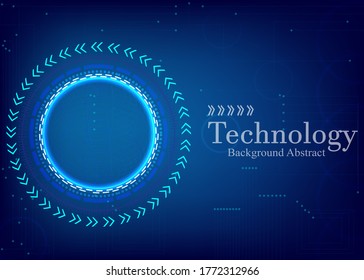 Abstract technology background Hi-tech communication concept innovation isolated background illustration