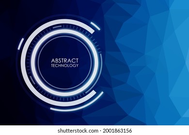 Abstract technology background Hi-tech communication concept futuristic digital innovation background illustration.