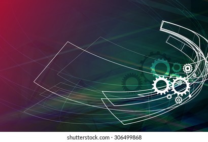 Abstract technology Background - Stock Image