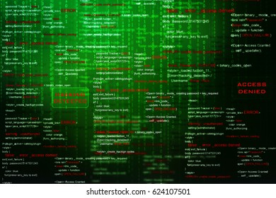 Abstract Technology Background. Web Developer. Computer Code. Programming. Coding. Hacker concept