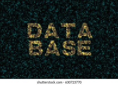 Abstract technology digital backgrounds with word of 