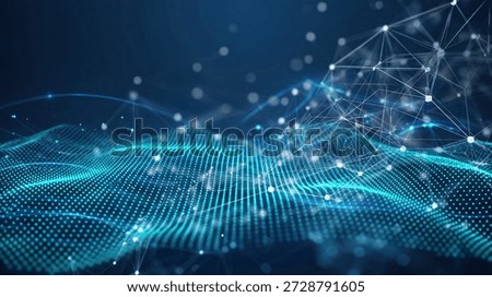 Abstract technology and Light flow