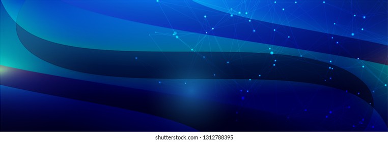 Abstract Technology Network Background