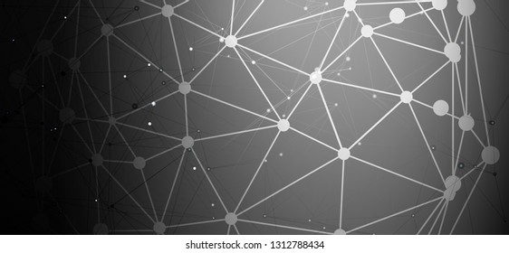 Abstract Technology Network Background