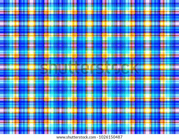 Abstract Texture Multicolored Plaid Pattern Modern Stock Illustration ...