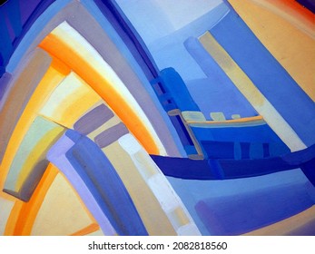 Abstract texture. Oil, acrylic paints, gouache. Modern painting. Colorful rainbow palette. Avant-garde art. Reminiscent of graffiti. Contemporary art. Stains, spray paint                               - Powered by Shutterstock