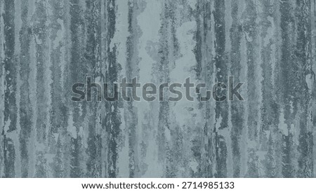 Abstract Texture of Vertical Brush Strokes in Cool Blue and Gray