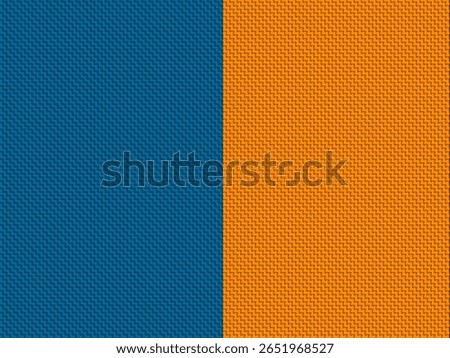 Abstract textured background with a split design featuring teal and orange woven patterns.
