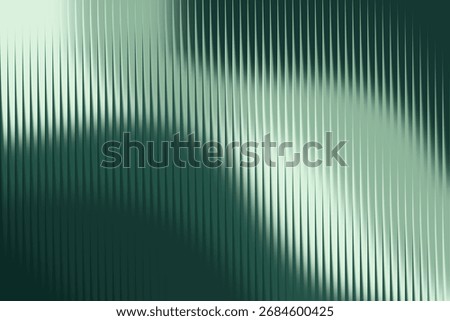 Abstract textured background with vertical ribbed pattern and soft green and dark blue gradient, creating a sense of depth and light.