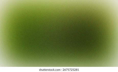 Abstract Textured Green Background with Subtle Natural Elements Evocative of a Field