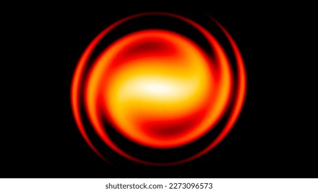 Abstract textured red gradient circle