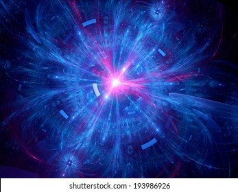 Abstract Thermonuclear Fusion, Computer Generated Background