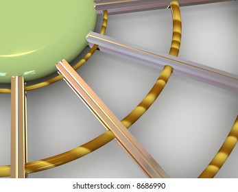 The abstract three-dimensional concept