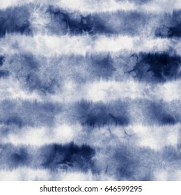 Abstract Tie Dye Stripe. Seamless Pattern. 