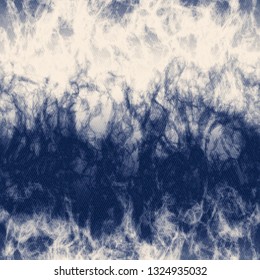 Abstract Tie-Dyed Canvas Effect Textured Background. Seamless Pattern.