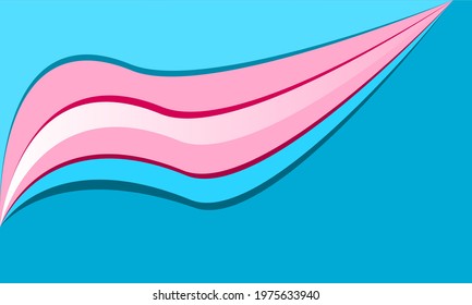 An Abstract Trans Flag Wallpaper