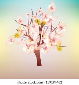 abstract tree background