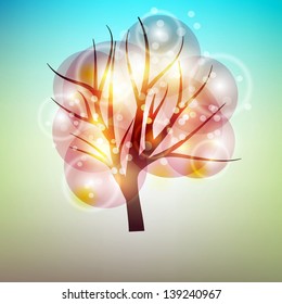 abstract tree background