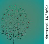 abstract tree, rasterized vector. Vector file is also available in my portfolio.